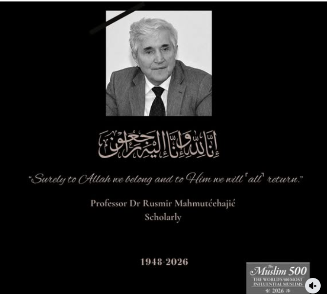 Platforma najutjecajnijih muslimana svijeta oprostila se od dr. Rusmira Mahmutćehajića